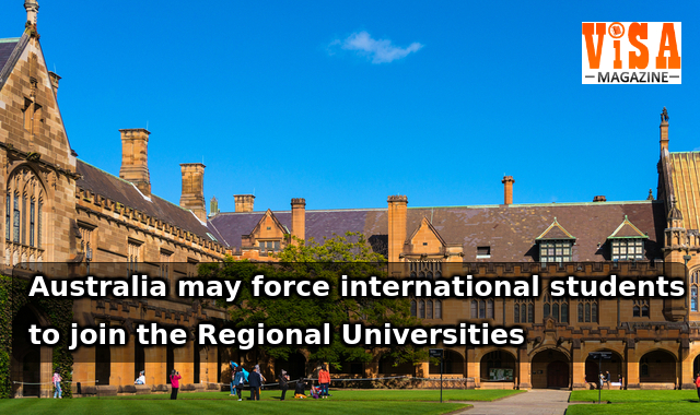 Australia may force international students to join the Regional Universities